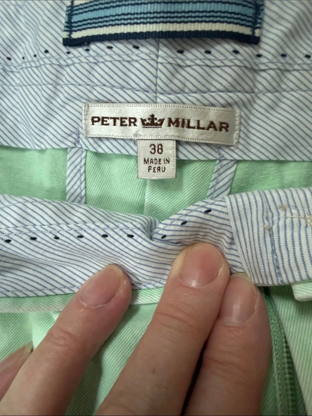 Peter Millar Mint Green Chino Pants